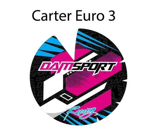 Decal Kit de Carter Dam Sport Racing Derbi Euro 3