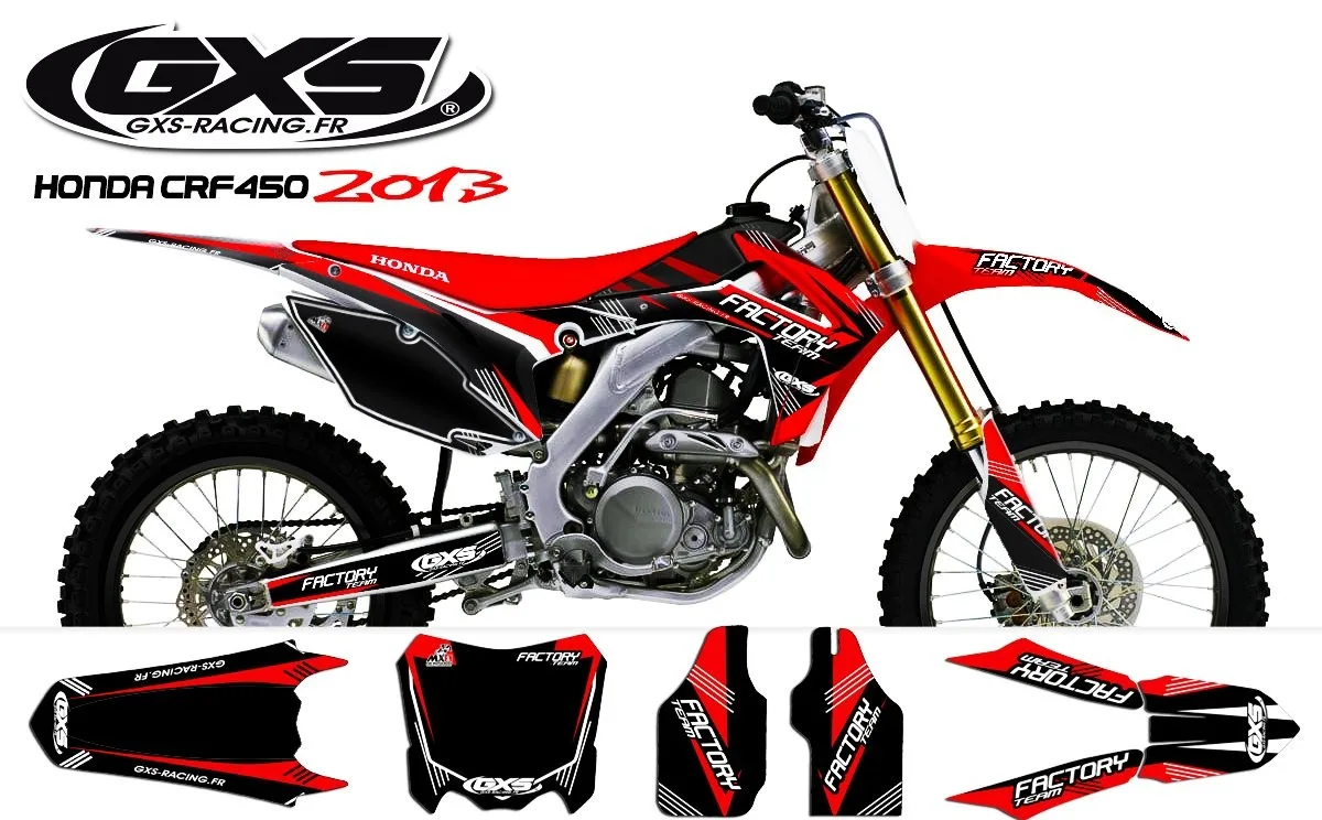 Kit déco Honda 250 450 CRF 2014