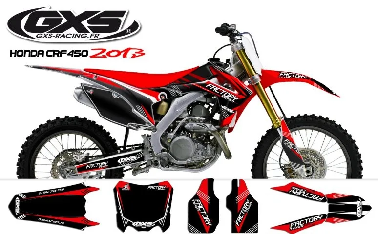 Kit déco Honda 250 450 CRF 2014