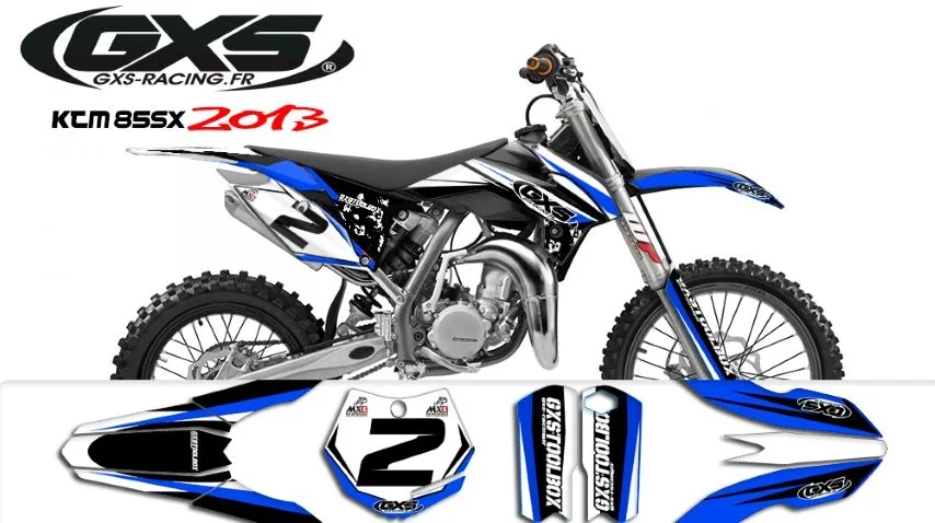 Kit déco KTM 85 SX 2013-2014-2015 GXS