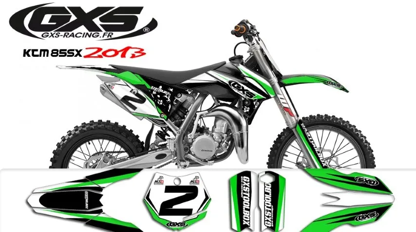 Kit déco KTM 85 SX 2013-2014-2015 GXS
