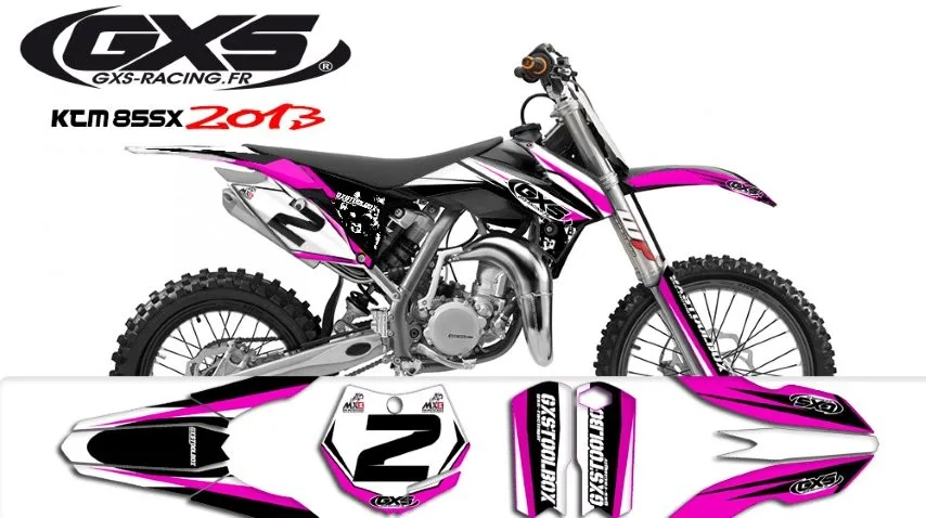 Kit déco KTM 85 SX 2013-2014-2015 GXS