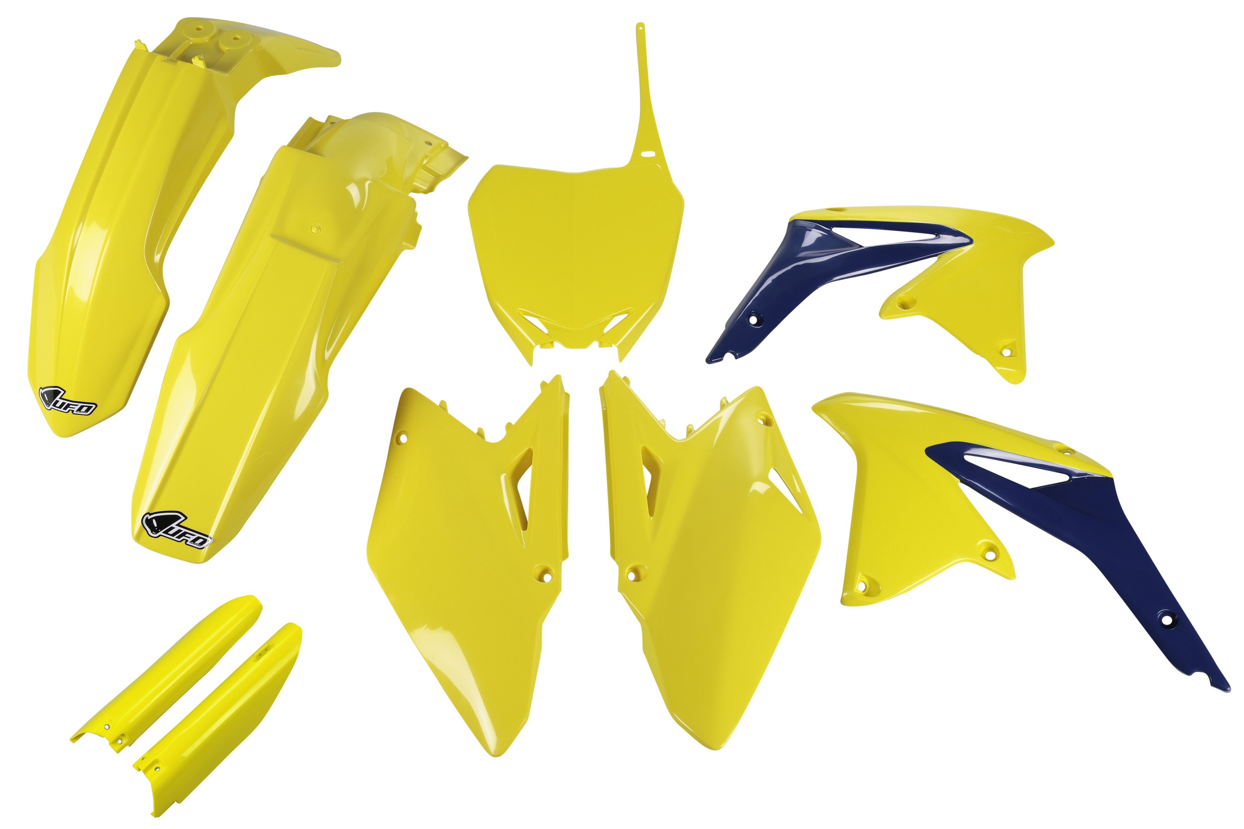 Suzuki RMZ 450 2008-2017 Kit Plastique Complet Avec Protège-fourches — vue 3