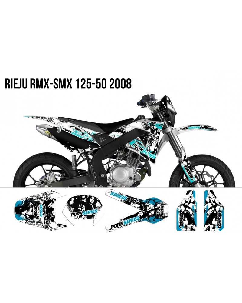 Rieju RMX-SMX 125-50 PORNSERIES Graphic Kit 2009
