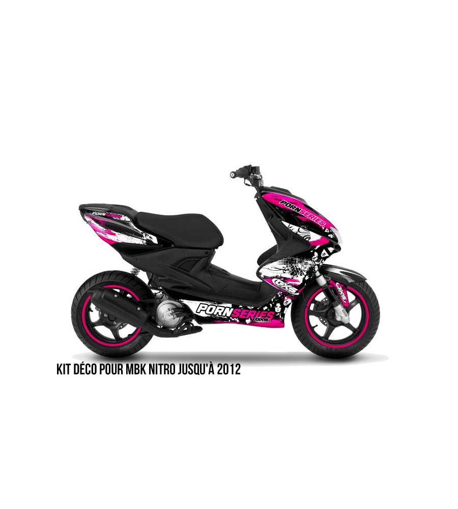 Kit Déco MBK NITRO jusqu'à 2012 PORNSERIES v1 Kit Déco Scooter Standard