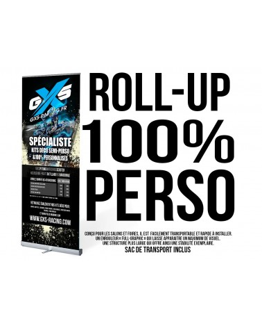 Roll-Up Classic 1 face 100% Perso Roll-up