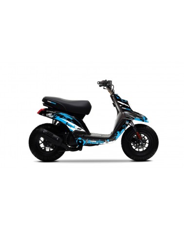 Graphic kit BOOSTER AFTER 2004 Pornseries V2 Cyan Standard Scooter Graphic Kit