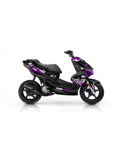 NITRO Graphic Kit AFTER 2013 Pornseries V2 Purple Standard Scooter Graphic Kit