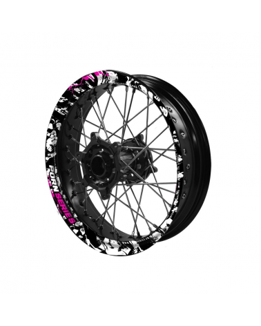 Pornseries V1 Magenta rims graphic kit