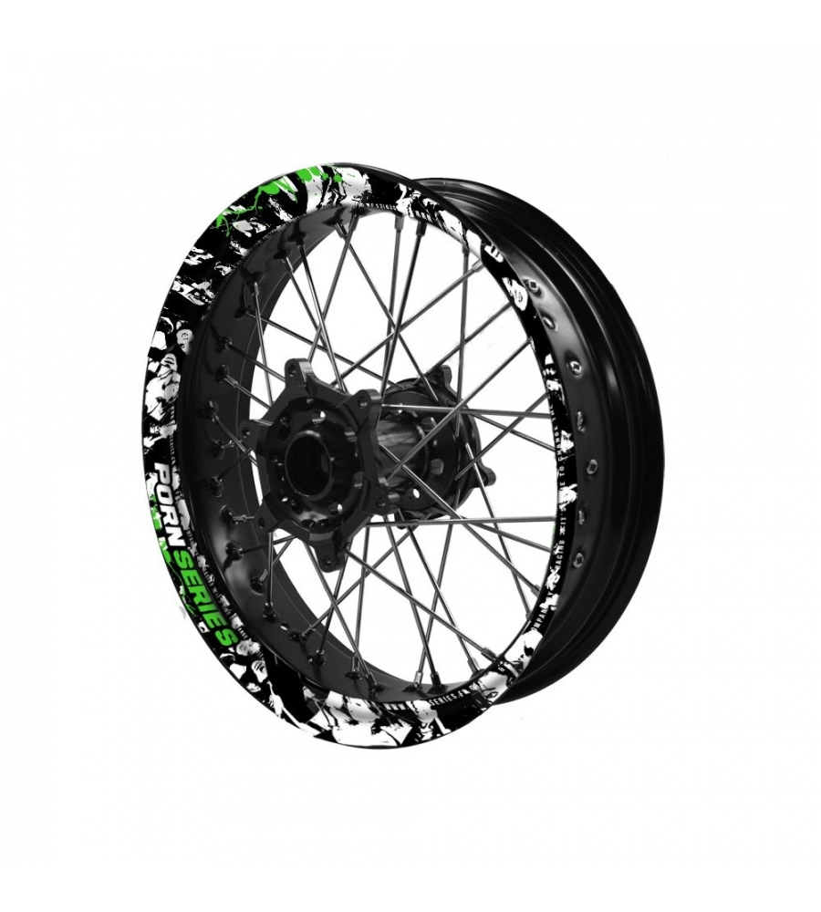 Kit Déco de jantes Pornseries V1 Vert Kit Déco de jantes Pornseries V1 Vert