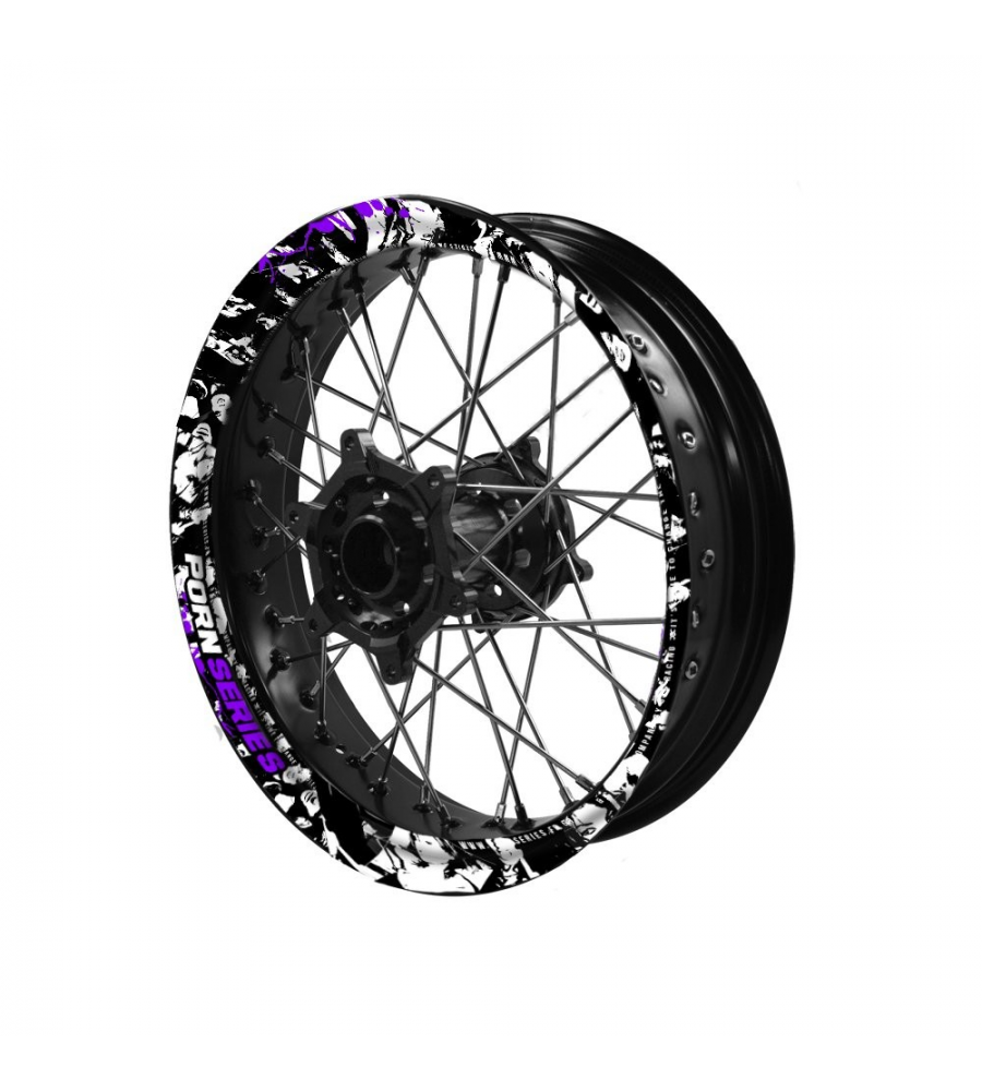 Kit Déco de jantes Pornseries V1 Violet Kit Déco de jantes Pornseries V1 Violet