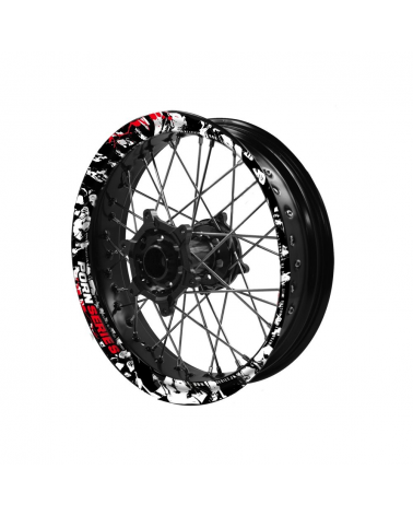 Pornseries V1 Rim Graphic Kit Red