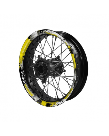 Pornseries V2 Rim Graphic Kit Yellow