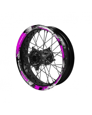 Pornseries V2 Magenta rims graphic kit