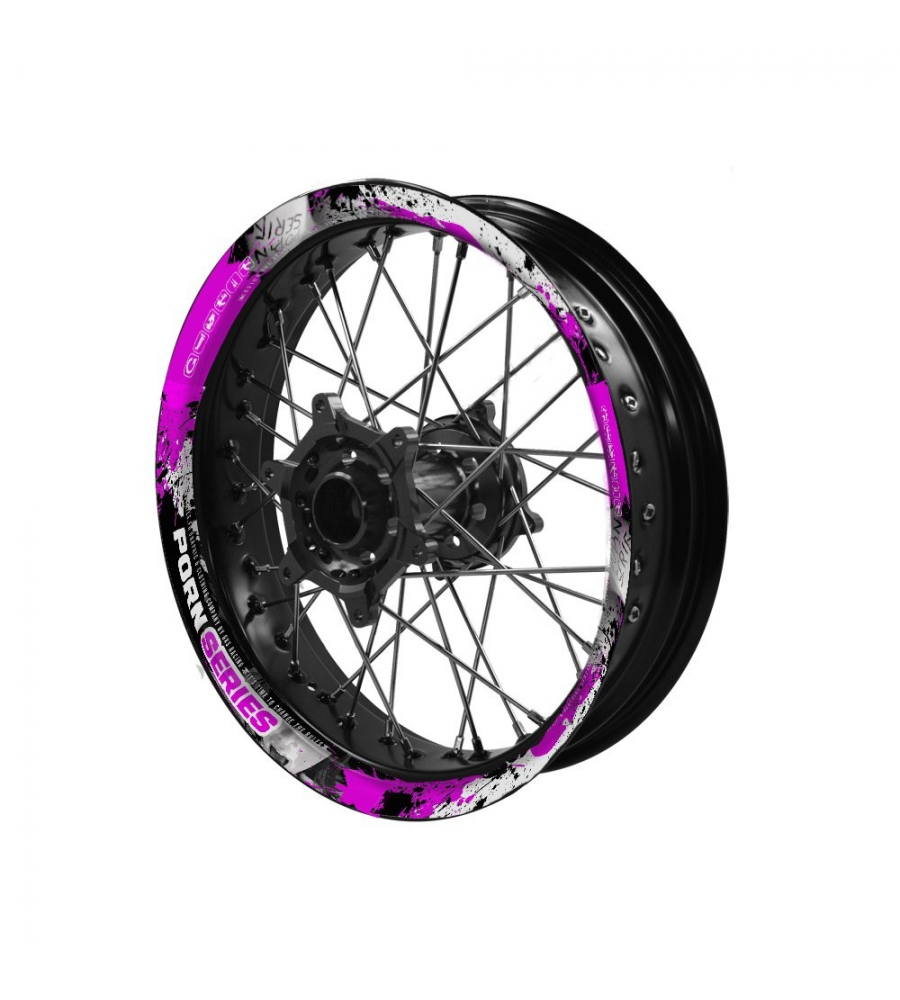 Kit Déco de jantes Pornseries V2 Magenta Kit Déco de jantes Pornseries V2 Magenta