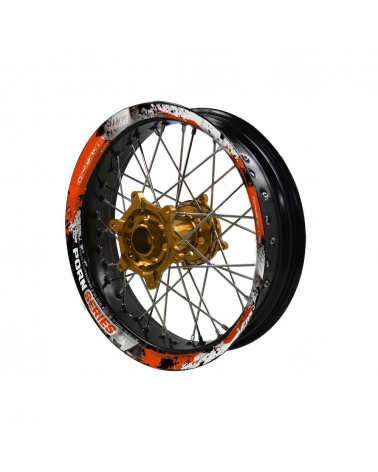 Pornseries V2 Orange rims graphic kit