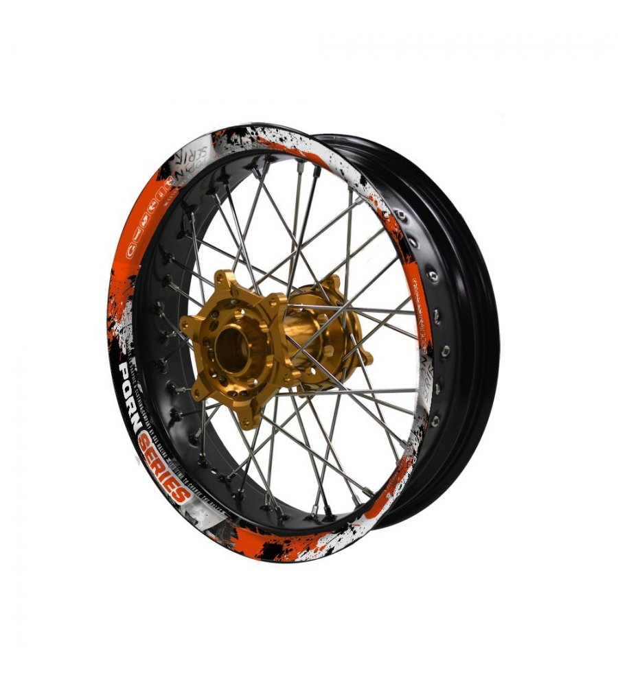 Kit Déco de jantes Pornseries V2 Orange Kit Déco de jantes Pornseries V2 Orange