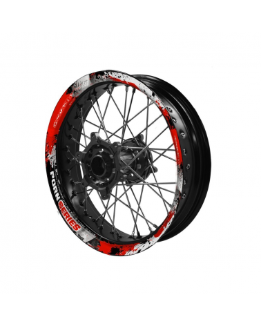 Pornseries V2 Rim Graphic Kit Red