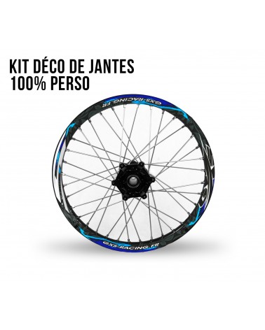 Graphic kit of rims 100% Custom Kit Déco Jantes Perso