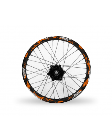 Graphic kit of rims Pornseries V3 CAMO Orange
