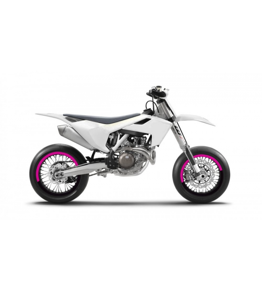 Kit Déco de jantes SM FACTION V5 SUPERMOTARD Magenta Kit Déco pour jantes Semi-Perso