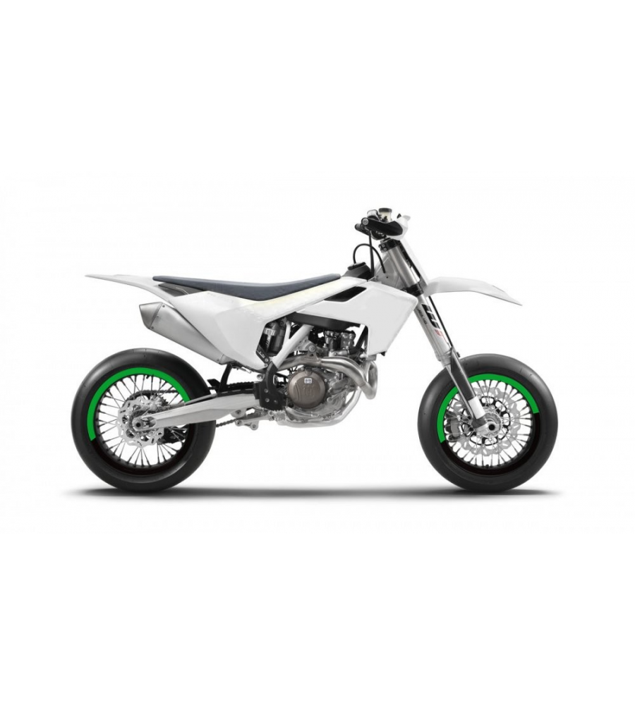 SM FACTION V5 SUPERMOTARD rims graphic kit Green Graphic kit for 17 inch rims