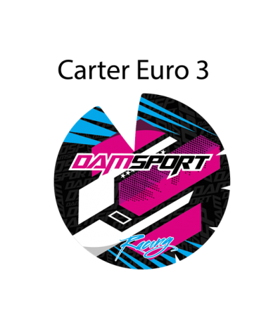 Dam-Sport Racing Derbi Euro 3 crankcase graphics kit