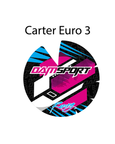 Kit déco de carter Dam-Sport Racing Derbi Euro 3 Gamme DAM-SPORT