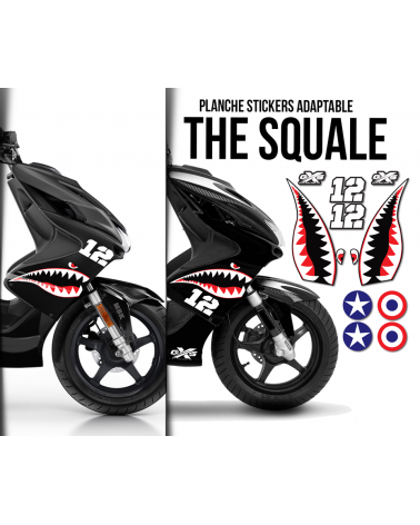 Adaptable Stickers Board THE SQUALE Stickers