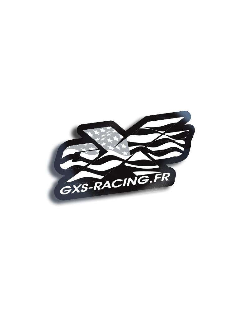Sticker GXS RACING BLACK US