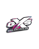Sticker GXS RACING Galaxy Glitter Stickers