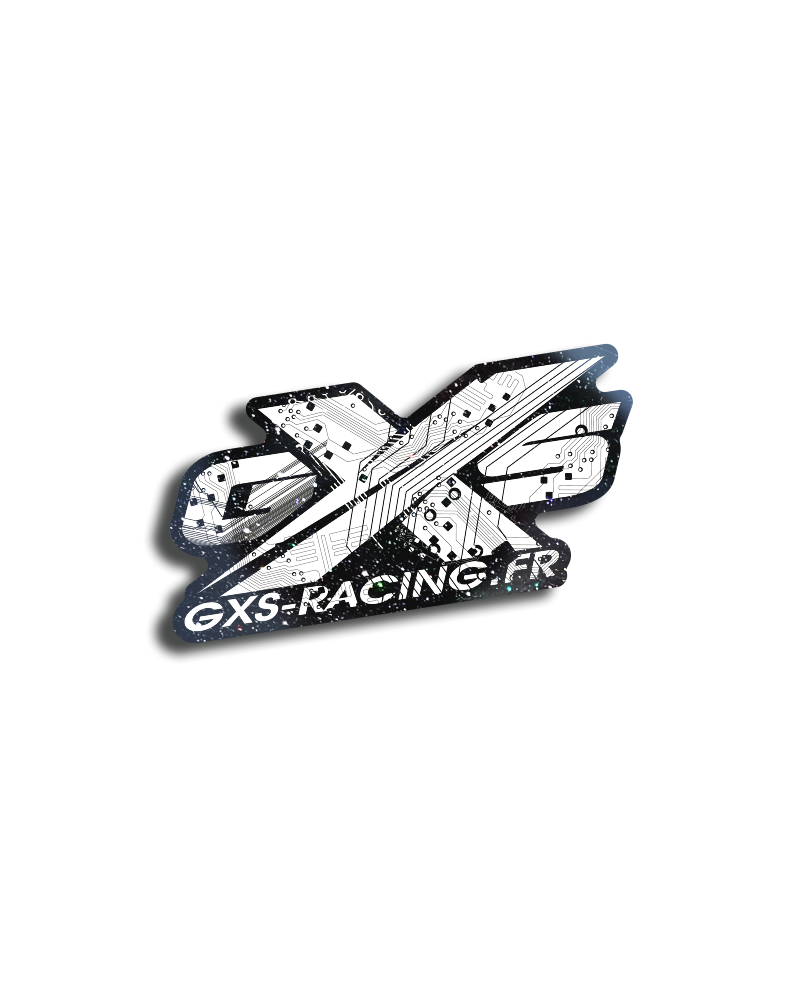 GXS RACING Elect Glitter Sticker