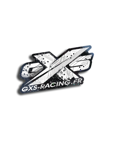 Sticker GXS RACING Elect Glitter Logos Officiel GXS