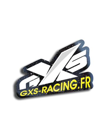 Sticker GXS RACING Style Glitter Logos Officiel GXS