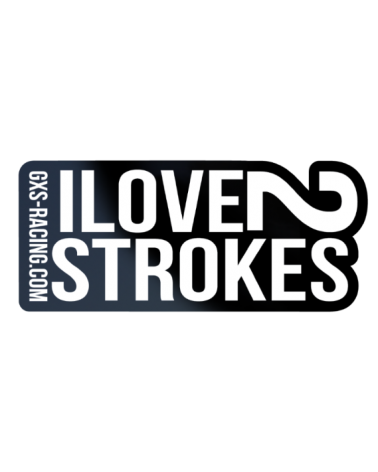 I Love 2 Strokes Sticker PornSeries