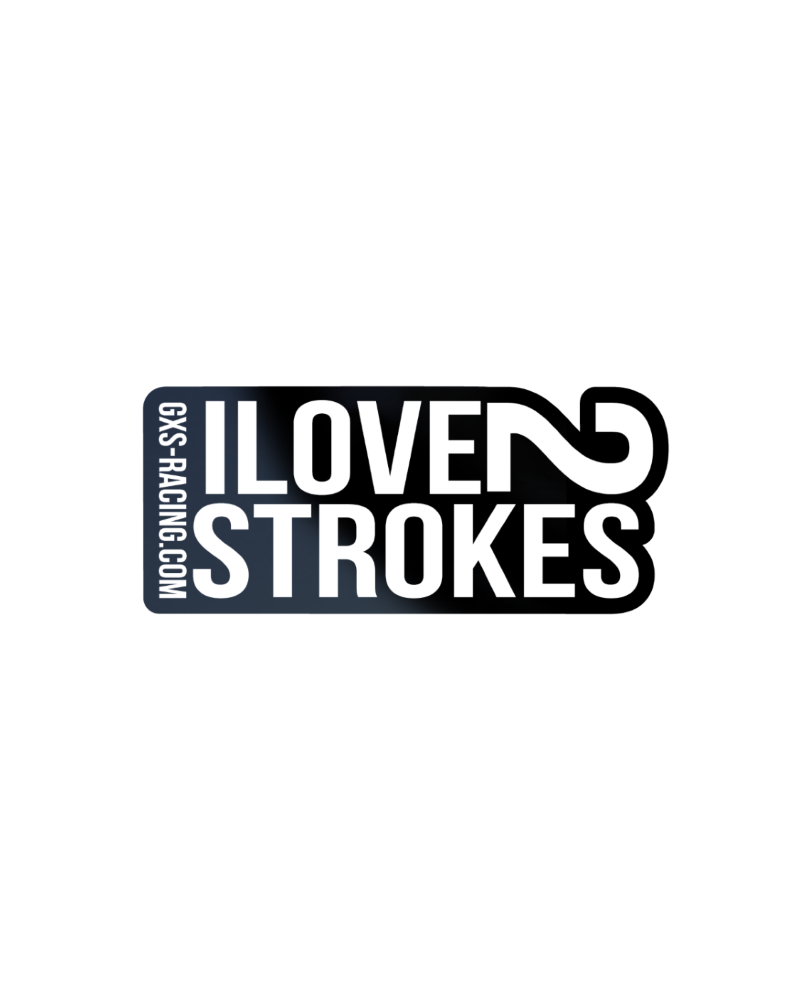 I Love 2 Strokes Sticker