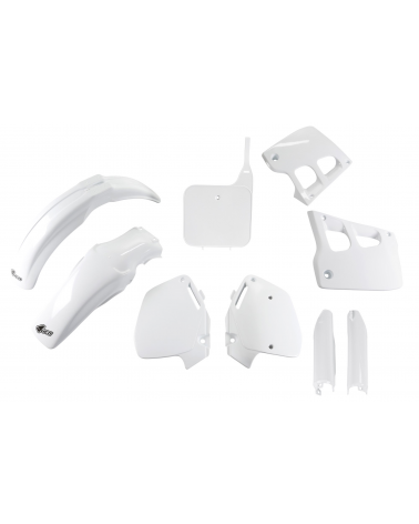 Kit plastique HONDA CR 125 1991-1992 Blanc 1991-1992