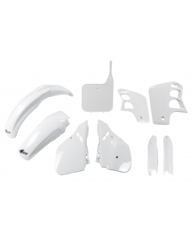 Kit plastique HONDA CR 500 1989-1990 Blanc 1989-1990