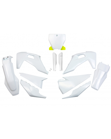 Kit plastique HUSQVARNA TC 125 2019-2022 Blanc 2019-2022