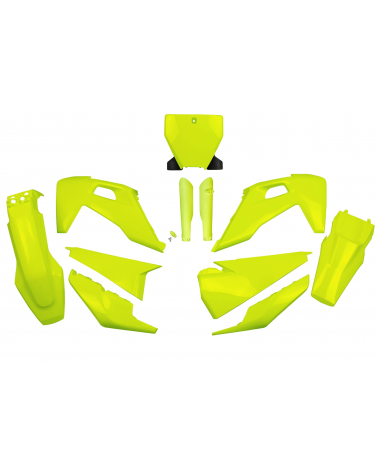 Kit plastique HUSQVARNA TC 125 2019-2022 Jaune Fluo 2019-2022