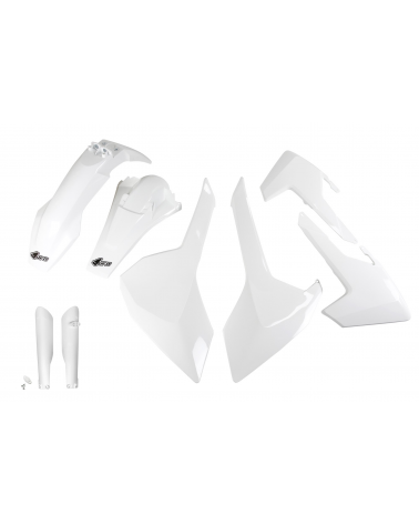 Kit plastique HUSQVARNA TE 125 2017-2019 Blanc 2017-2019