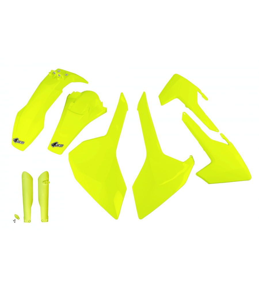 Kit plastique HUSQVARNA TE 125 2017-2019 Jaune Fluo 2017-2019