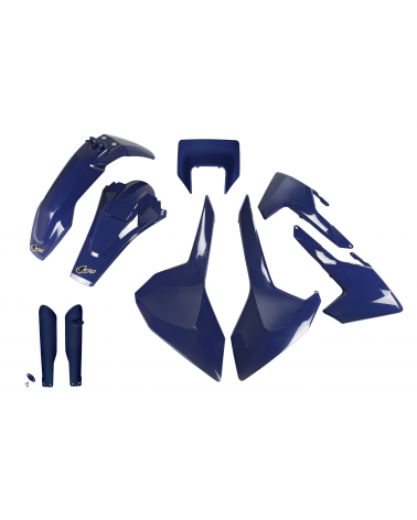 Kit plastique HUSQVARNA TE 125 2017-2019 Bleu 2017-2019