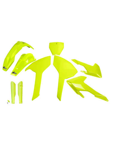 Kit plastique HUSQVARNA FC 350 2016-2018 Jaune Fluo 2016-2018