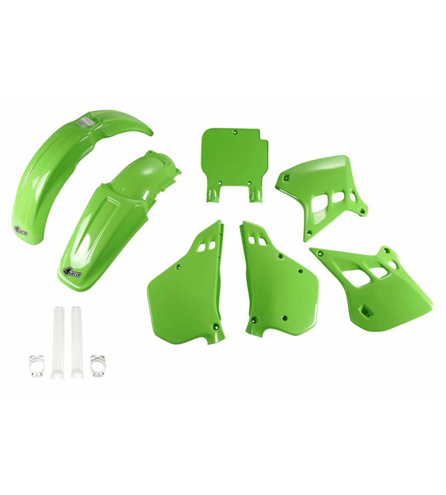 Kit plastique KAWASAKI KX 125 1990-1991 Vert 1990-1991