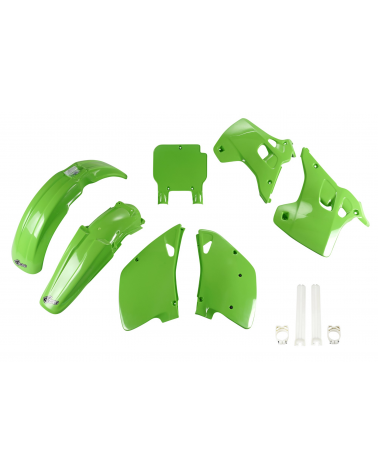 Kit plastique KAWASAKI KX 125 1992-1992 Vert 1992-1992