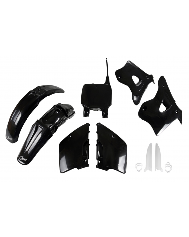 Kit plastique KAWASAKI KX 125 1996-1998 Noir 1996-1998