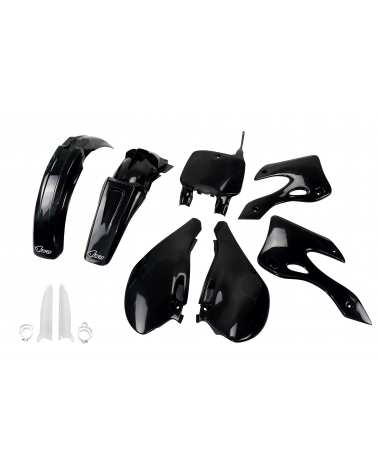 Kit plastique KAWASAKI KX 125 1999-2002 Noir 1999-2002