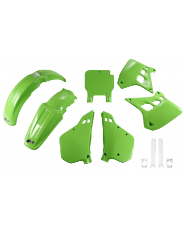 Kit plastique KAWASAKI KX 250 1990-1991 Vert 1990-1991