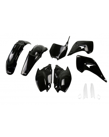 Kit plastique KAWASAKI KX 250 2004-2008 Noir 2004-2008